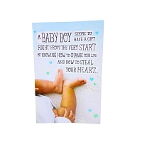 New  Born Boy Card